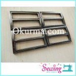RING - RIGHTANGLE SUN SHAPE-METAL-38MM(BLACK) (4 PC/PKT)